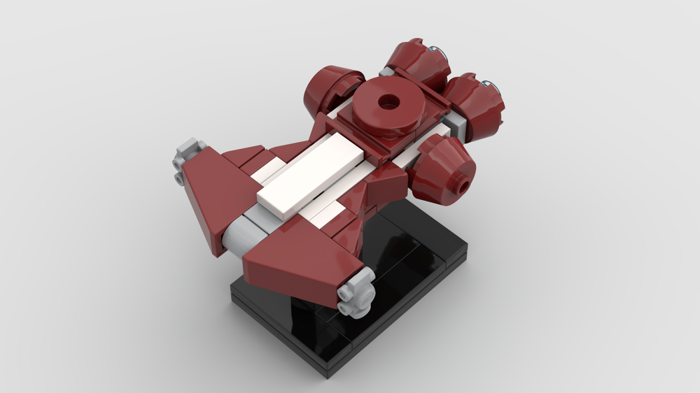 LEGO MOC 1:1455 Defender-class Light Corvette by Kdapt-Preacher Rebrickable - Build