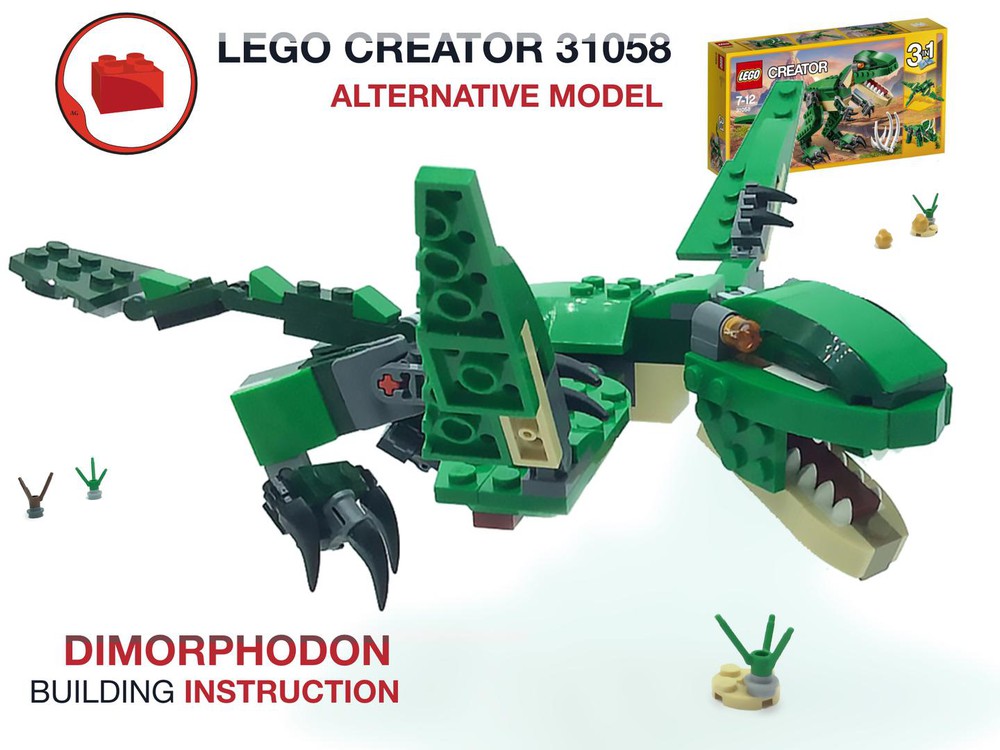 LEGO MOC Dimorphodon MOC - Lego 31058 by Bricks Ideas | Rebrickable - with