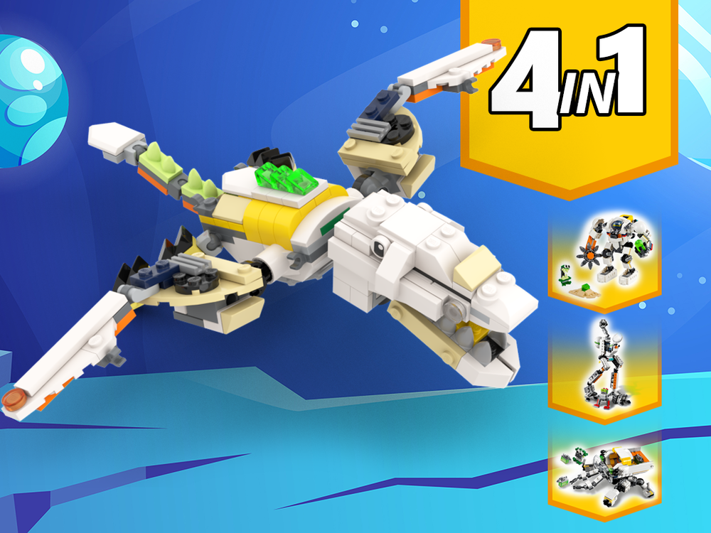 LEGO MOC 31115 Dragon Alternative Build by gabizon | Rebrickable 