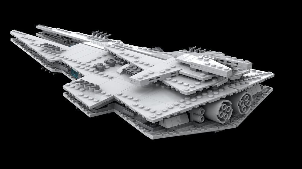 LEGO MOC HarrowerClass Dreadnought by Marius2002 Rebrickable Build with LEGO
