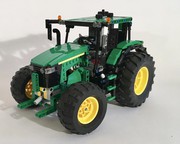 LEGO MOC 42131 John Deere 8RX 410 with mower combination by