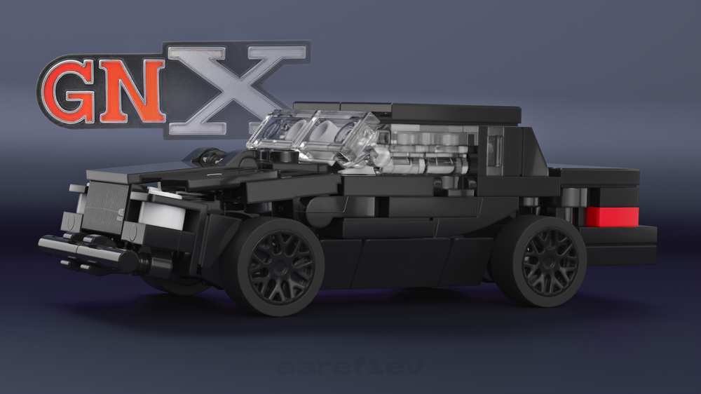 LEGO MOC '87 Buick Grand National GNX scale) by aaref1ev | Rebrickable - Build with LEGO