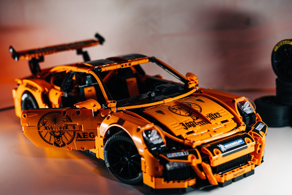 MOC 42056 Porsche GT3 RS Upgraded MOC (more by BrickStructor | Rebrickable - Build with LEGO