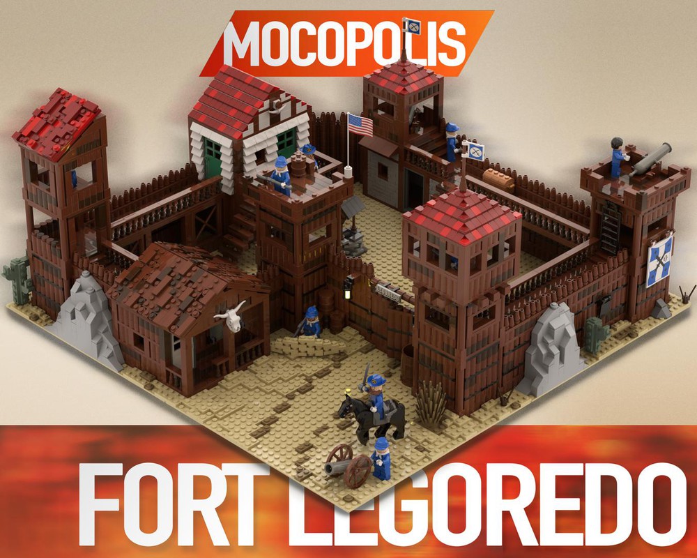 LEGO MOC Western Fort "Legoredo" 6769 Remake by MOCOPOLIS | Rebrickable Build LEGO