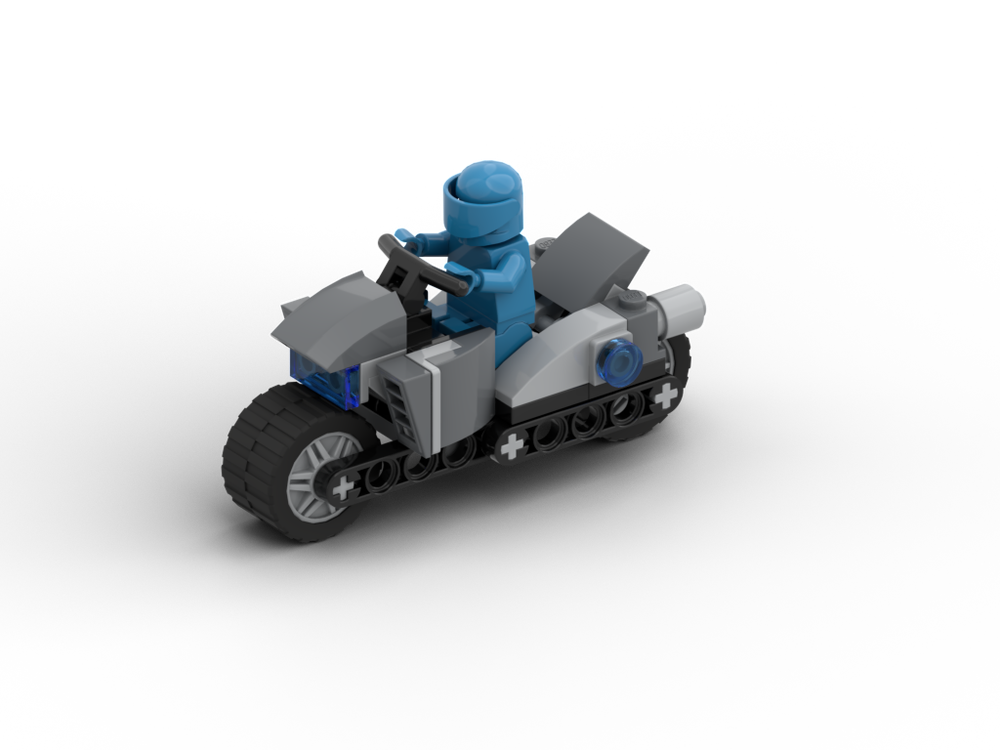 LEGO MOC RC Motorcycle by BrickBiker