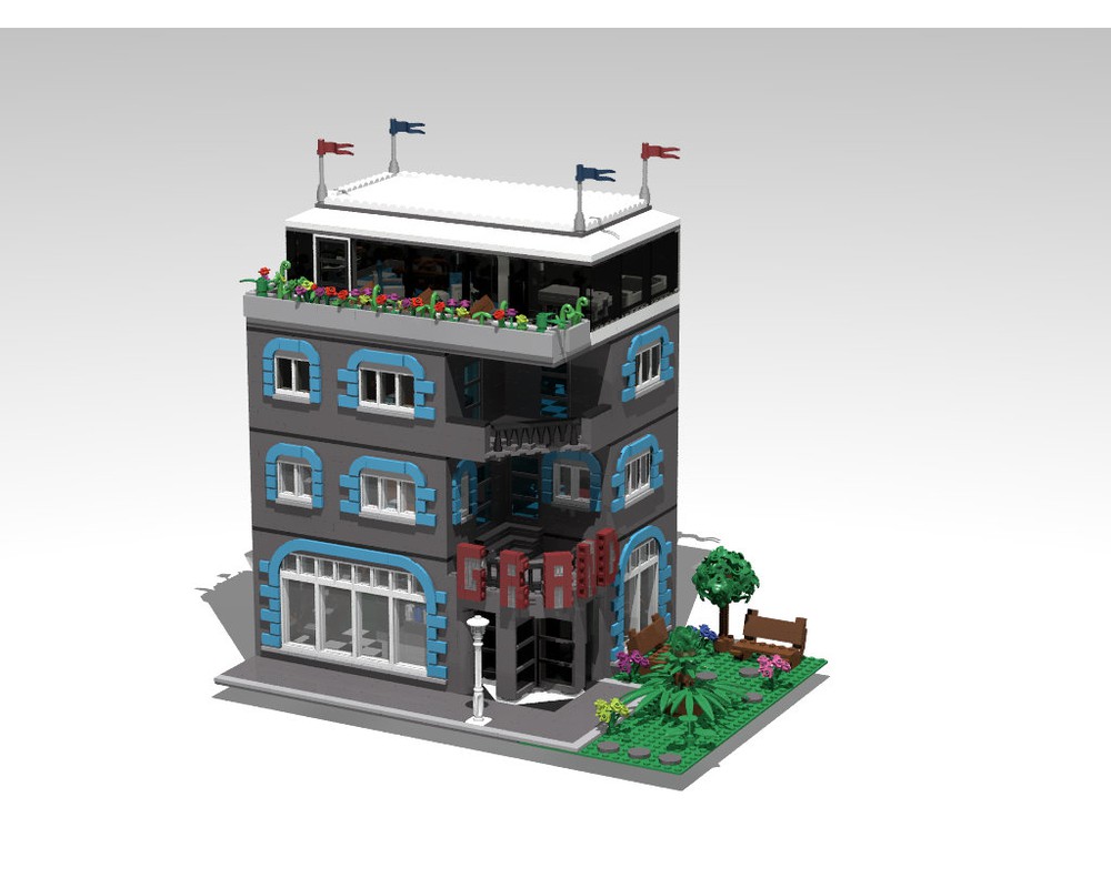 LEGO MOC Hotel and Spa Modular by Ruhrpott Markus | Rebrickable - Build ...