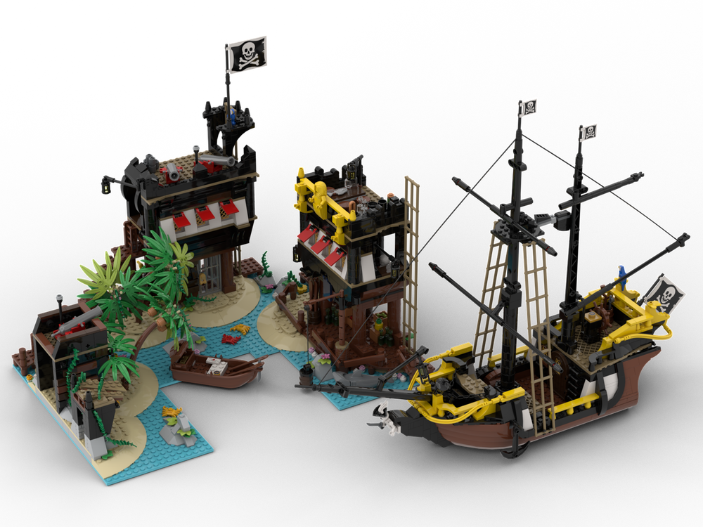 LEGO MOC Buccaneer Cove by Gr33tje13 | Rebrickable - Build with LEGO