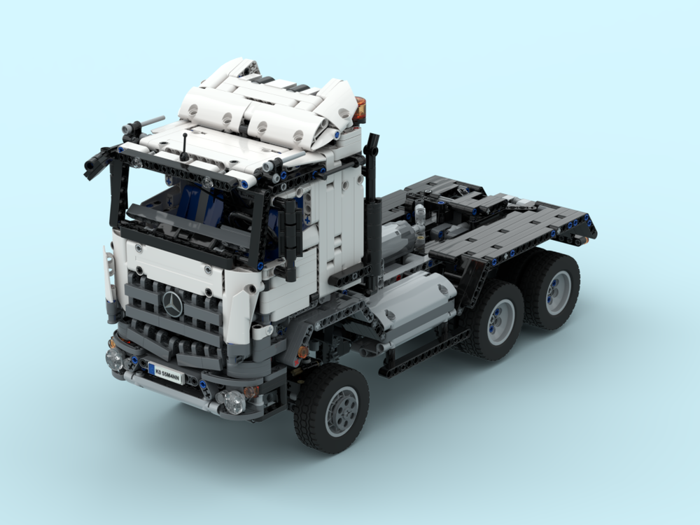 LEGO MOC Mercedes-Benz 6x6 RC by | Rebrickable with LEGO