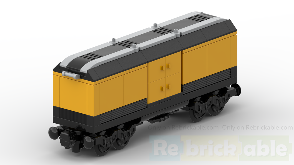LEGO MOC-77594 heavy closed palettes cart by LeFisch | Rebrickable ...