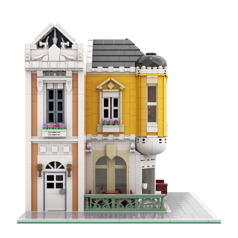 LEGO MOC Restaurant Modular Buildings 2 by MOC_Expert | Rebrickable ...