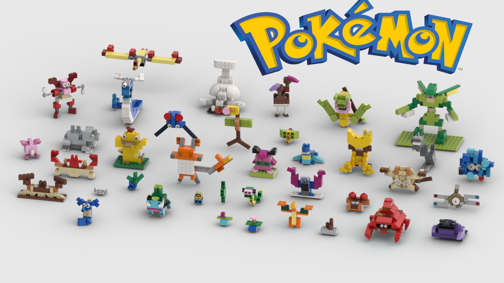 LEGO MOC Pokémon Collection of (11005) by davidragon | Rebrickable Build with LEGO