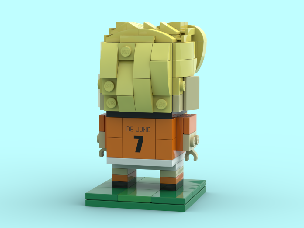 LEGO MOC-77916 Team the Netherlands - Frenkie de Jong by GetMeBricked ...