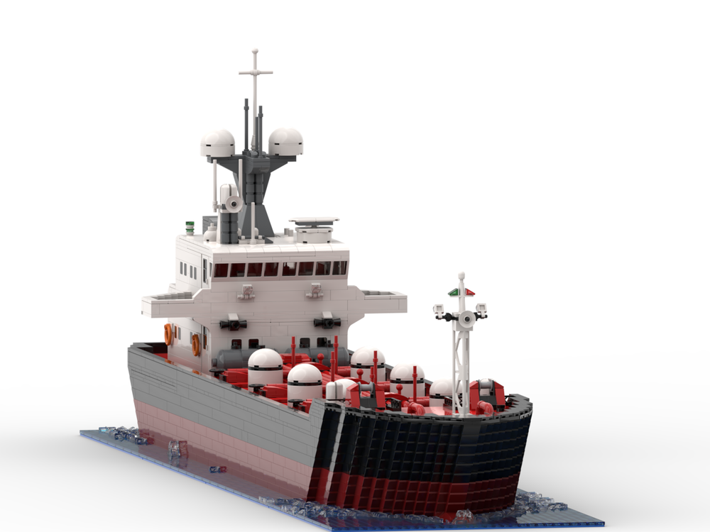 LEGO MOC Oil Tanker by Kilo-Whiskey | Rebrickable - Build with LEGO