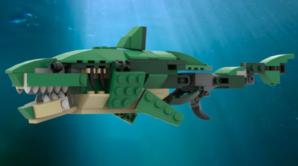 LEGO MOC 31058 Megalodon by LegoOri Rebrickable Build with LEGO