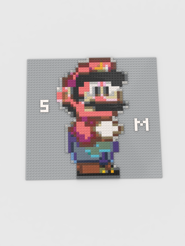 Pixel lego online mario