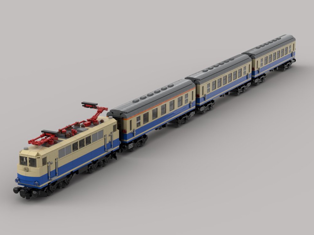 LEGO MOC Express by Mario´s Klemmbaustein Eisenbahn | Rebrickable - with LEGO