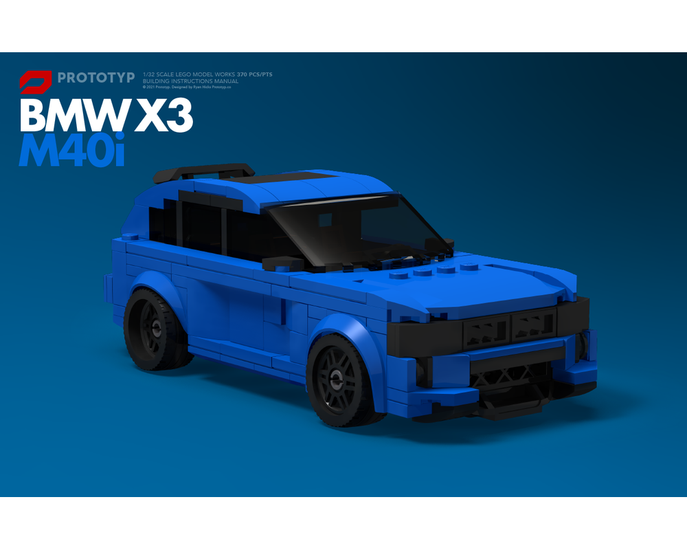 LEGO MOC BMW X3 M40i - Red by prototyp | Rebrickable - Build with LEGO