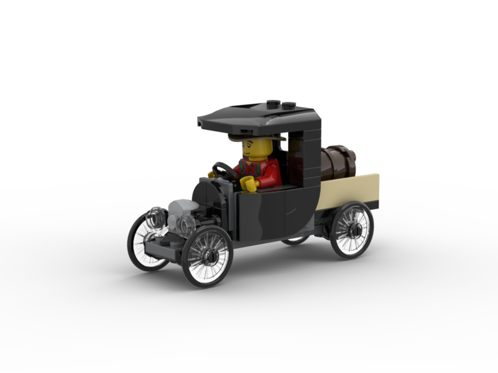 LEGO MOC Little classics #10 - Black pickup truck by BrickAA