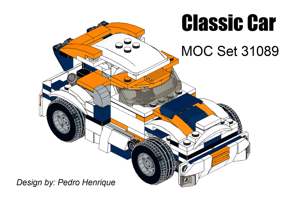 LEGO MOC Classic Car MOC 31089 by Pedro_Henrique Rebrickable