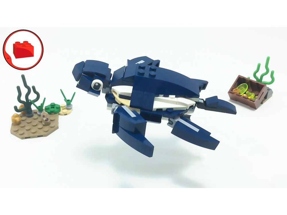 LEGO MOC Sea Turtle - Lego creator 31088 by Bricks Ideas | Rebrickable ...