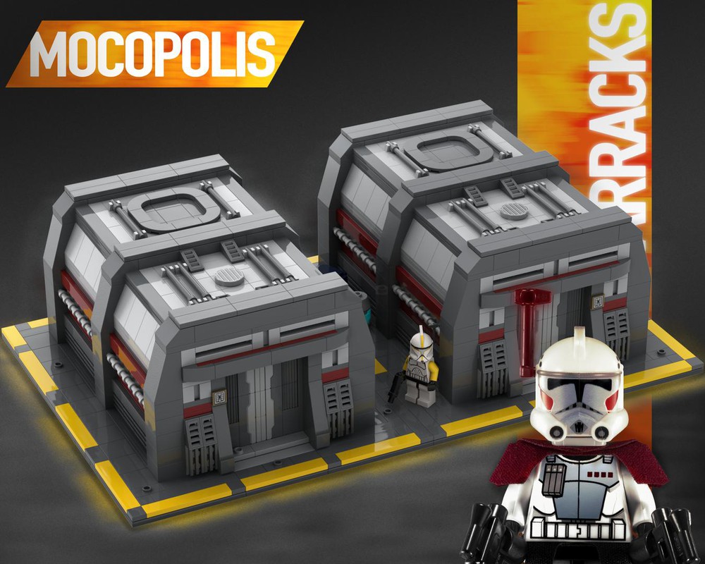 LEGO MOC SW Clone Base Barracks by MOCOPOLIS | Rebrickable - Build with LEGO