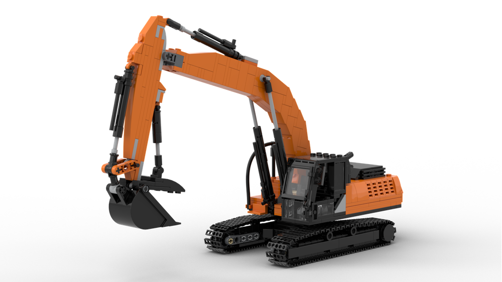 LEGO MOC Link Belt Excavator by Yellow.LXF | Rebrickable - Build