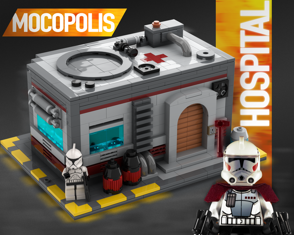 Lego Moc Sw Clone Base Hospital By Mocopolis | Rebrickable - Build With Lego