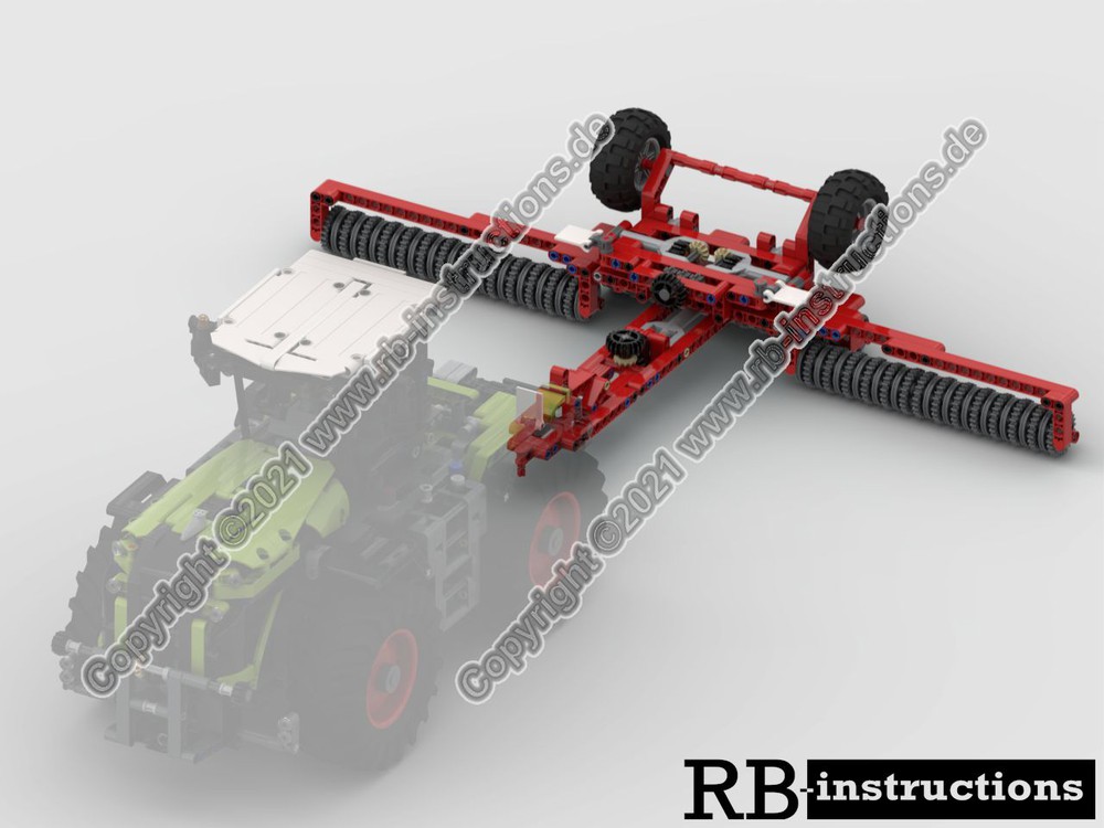 Udholdenhed Hvad kontroversiel LEGO MOC Cambridge roller for Claas Xerion 5000 or Fastrac (Ackerwalze) by  RB-instructions | Rebrickable - Build with LEGO