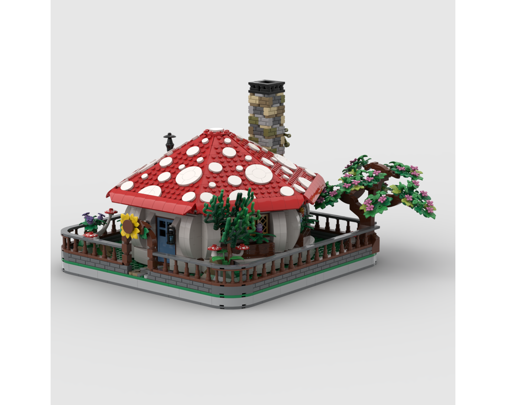 LEGO MOC Mushroom House by DreamWalker40 | Rebrickable - Build with LEGO