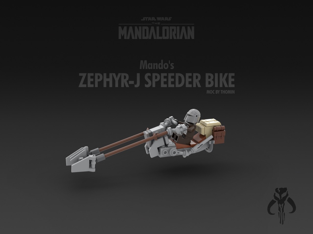LEGO MOC Zephyr-J Speeder Bike (as seen on The Mandalorian) by thomin |  Rebrickable - Build with LEGO