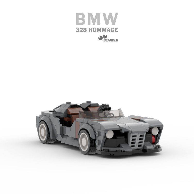 LEGO MOC Speed Champions BMW 328 HOMMAGE Gray 8wide by beardLB ...