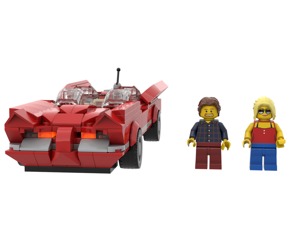 LEGO MOC MOC - Ford (Lincoln) Futura Movie Car - 1955 Red by Brick ...