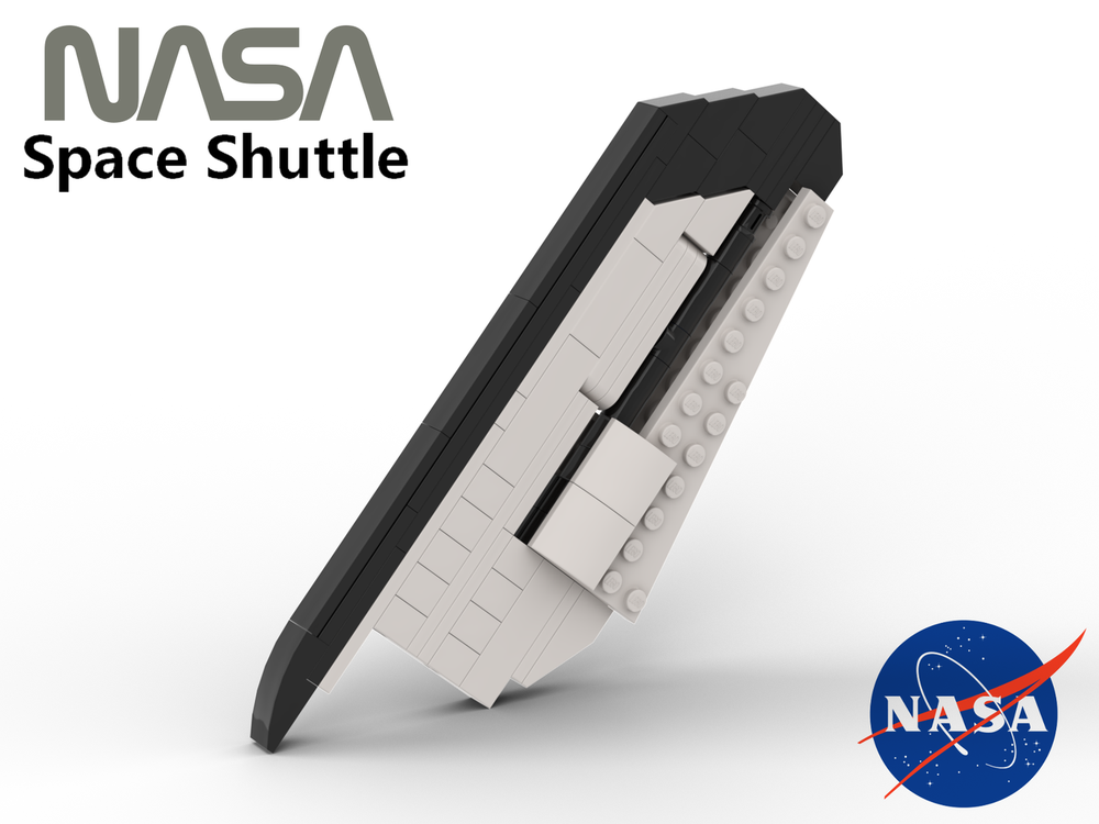 efterfølger vejkryds Hørehæmmet LEGO MOC Space Shuttle Discovery Custom Rudder by zodiac1155 | Rebrickable  - Build with LEGO