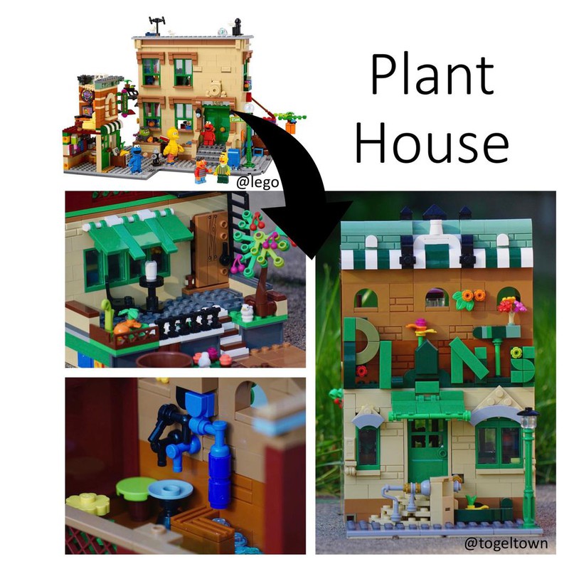 Lego best sale house plant