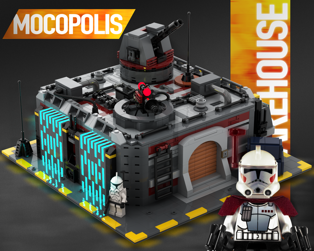 Lego Moc Sw Clone Base Warehouse By Mocopolis | Rebrickable - Build With  Lego