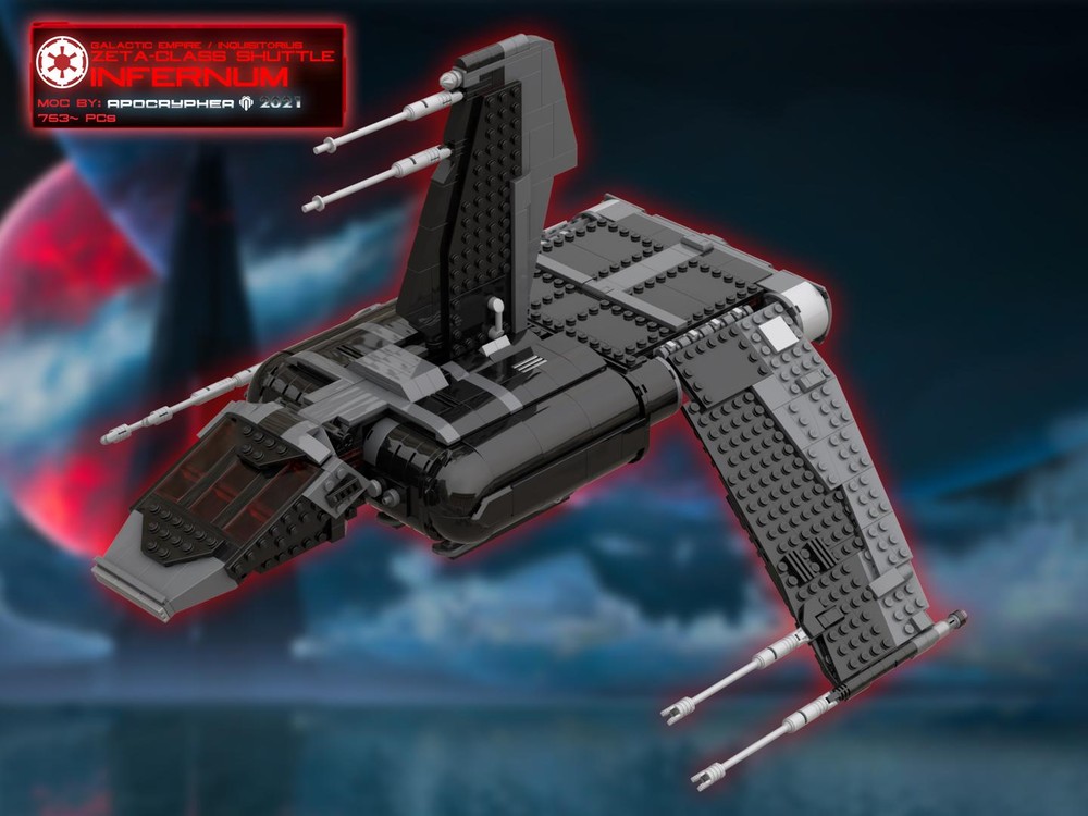 LEGO MOC-79093 Inquisitorius' Infernum Zeta-Class Shuttle by