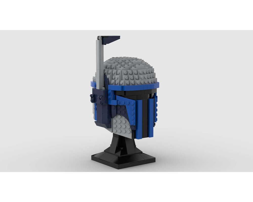 lego helmet bust