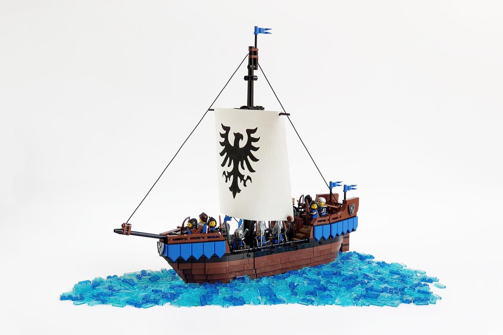 schreeuw milieu Met andere woorden LEGO MOC The Black Serpent - Medieval Cog Ship by EDGE OF BRICKS |  Rebrickable - Build with LEGO