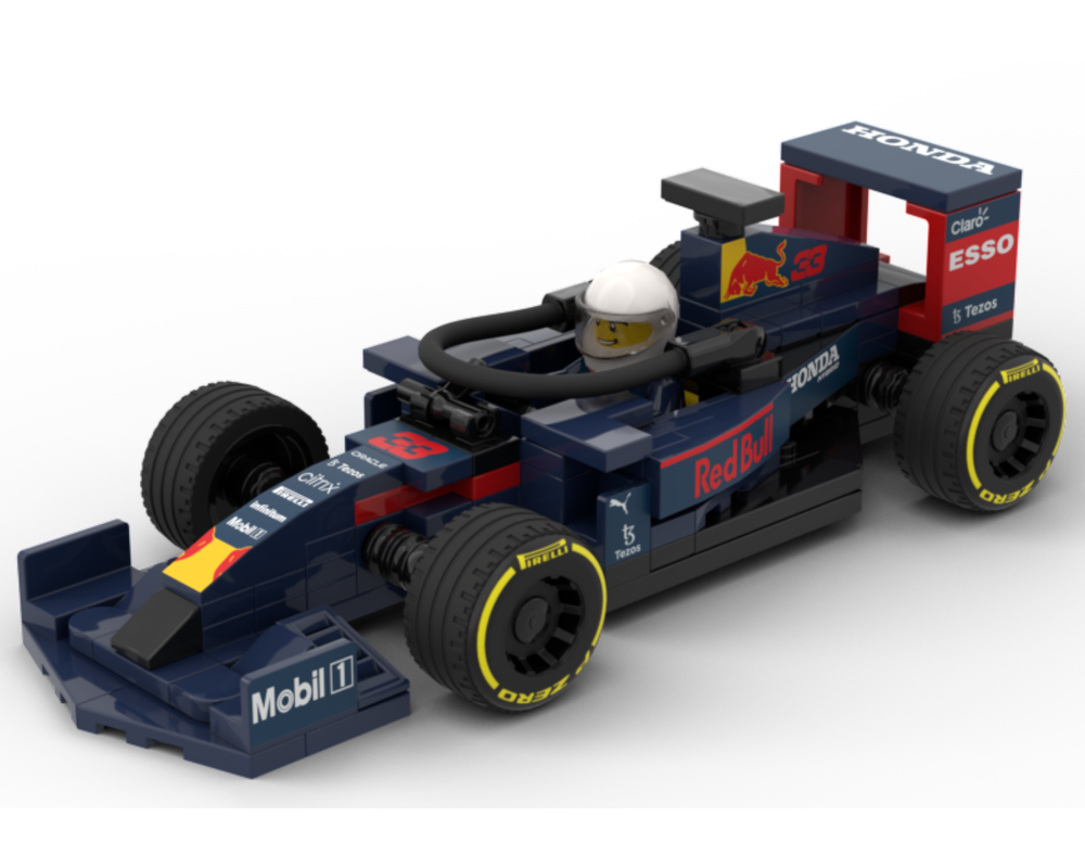 Lego Moc 21 Red Bull Rb16b Formula One F1 Car By Matthew Is Matthew Rebrickable Build With Lego