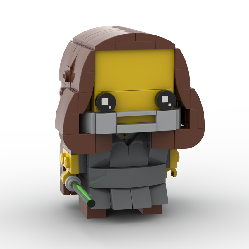 Moc For Star Of Space Wars Brickheadz-wicket Building Blocks