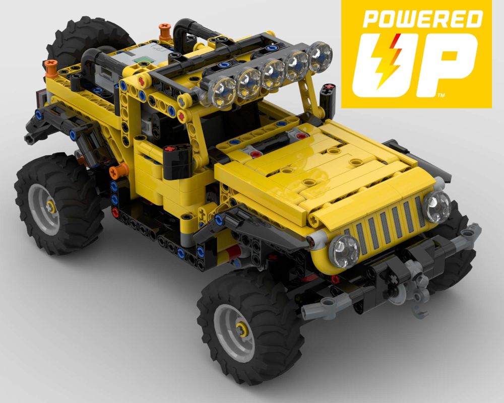LEGO MOC RC/PU Jeep Wrangler - Lego 42122 Modification by mkolar |  Rebrickable - Build with LEGO