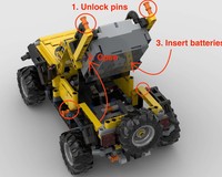 LEGO MOC RC/PU Jeep Wrangler - Lego 42122 Modification by