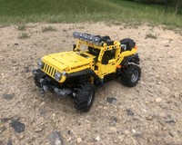もも 42122 Hot Rod MOC - LEGO Technic Jeep Wrangler #legomoc