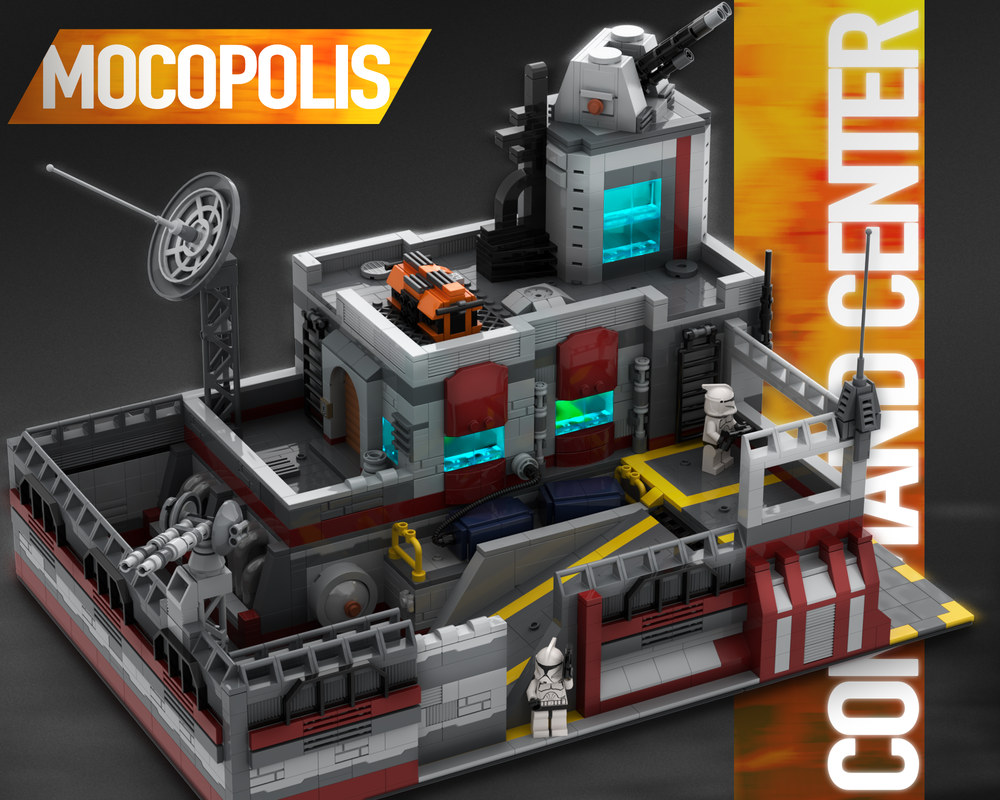 Lego Moc Sw Clone Base Command Center By Mocopolis | Rebrickable - Build  With Lego