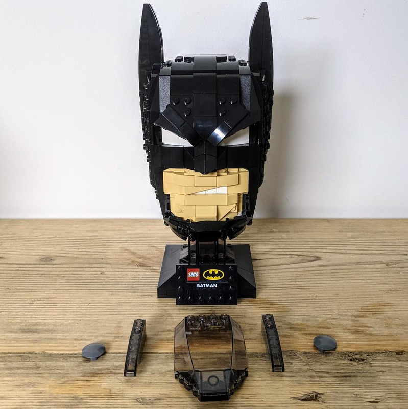 LEGO MOC Lego Batman Mouth Extension for Batman Cowl (76182) by  glenn_tanner55 | Rebrickable - Build with LEGO