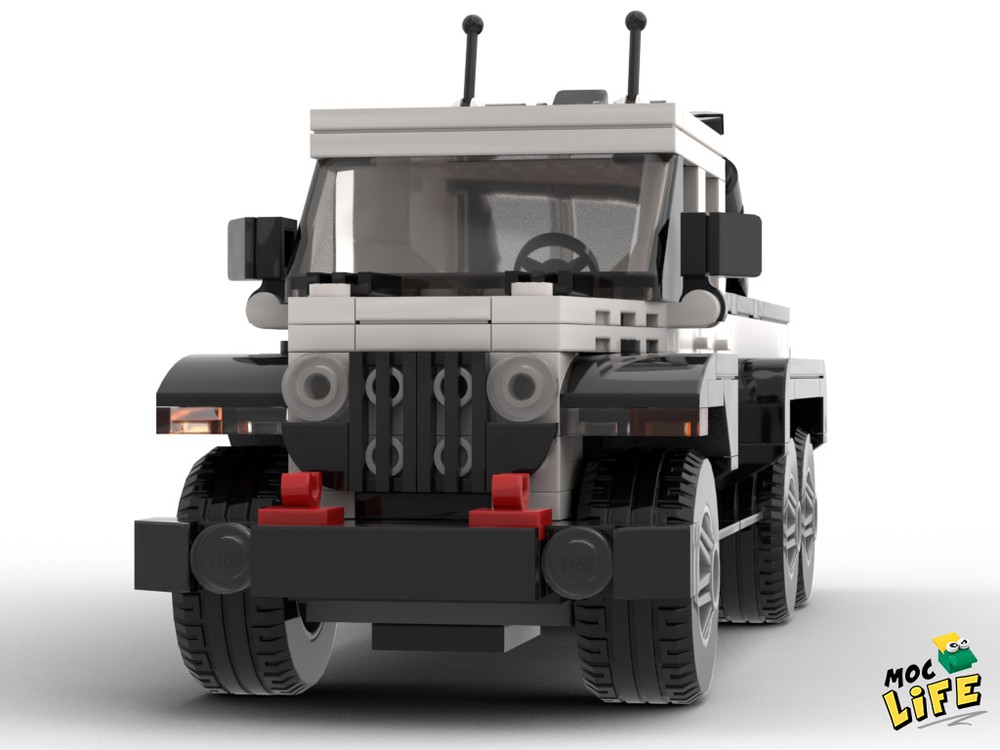 LEGO MOC Jeep Gladiator 6X6 by MocLife | Rebrickable - Build with LEGO