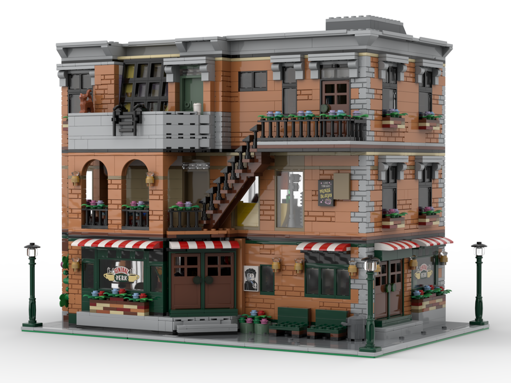 Gymnastik Ekstrem fattigdom heldig LEGO MOC Central Perk & Friends Apartment by Brick Artisan | Rebrickable -  Build with LEGO