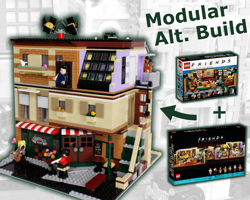 LEGO MOC Friends Modular Building Alt Build by Stonewall Bricks