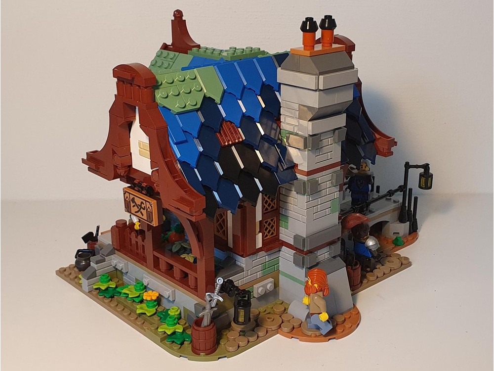 LEGO MOC Medieval House by Gr33tje13 | Rebrickable - Build with LEGO