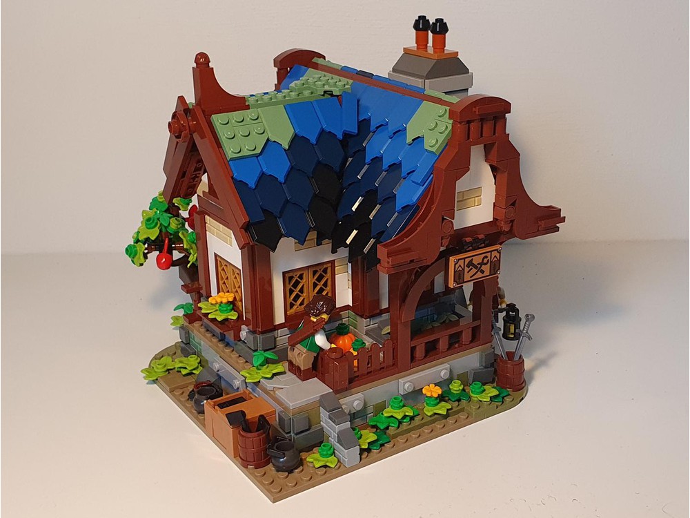 LEGO MOC Medieval House by Gr33tje13 | Rebrickable - Build with LEGO